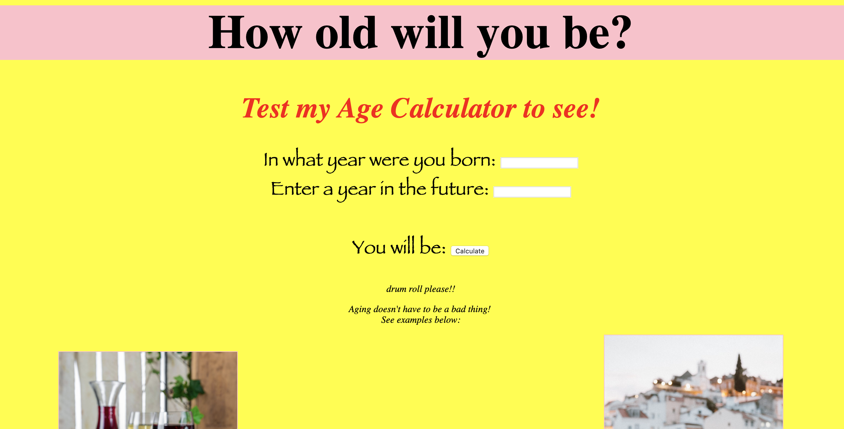 Age Calculator screenshot